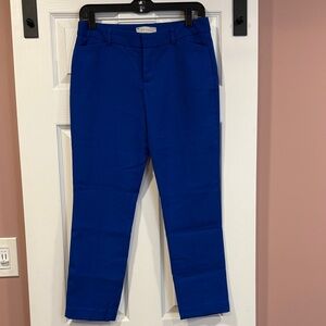 GAP Slim Cropped Pants in Blue